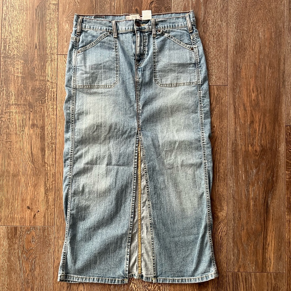 Levi Strauss signature denim maxi skirt